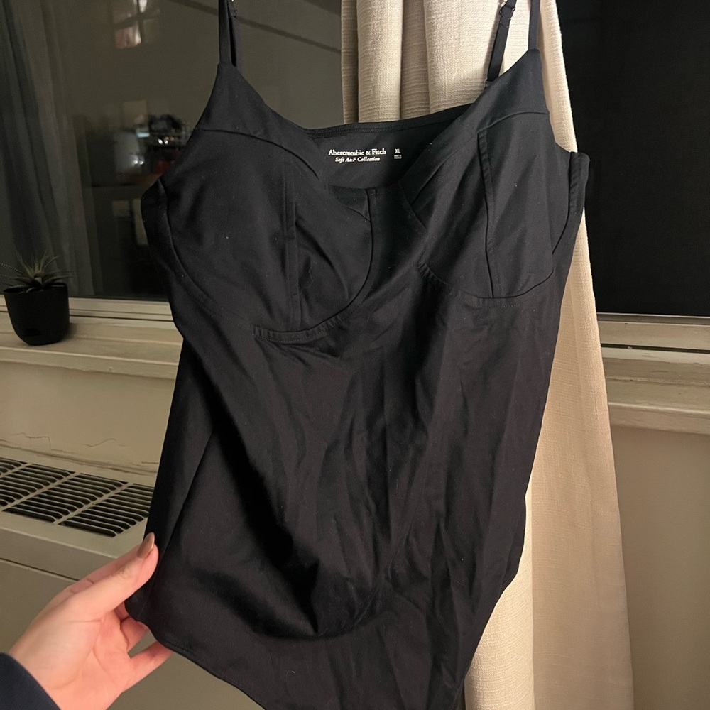 Abercrombie & Fitch Black Bustier Top
